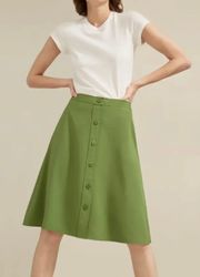 Japanese GoWeave Swing A-Line Skirt