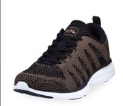 APL Techloom Pro Metallic Sneakers in Black, Rose Gold- Size 6.5