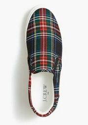 Plaid Slip-On Sneakers