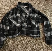 Cropped Plaid Flannel