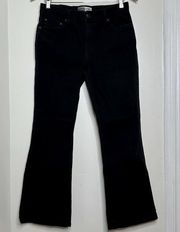 Levi Strauss & Co Signature Black Denim Jeans At Waist Bootcut Miss Sz 10 short