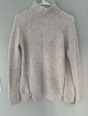 Abercrombie & Fitch Turtleneck Sweater with Zippers Nylon/Acrylic/Wool Small S