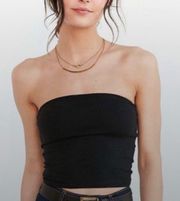 Black Tube Top | Built in Bra