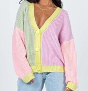 multicolor cardigan