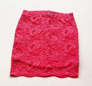 Torrid Lace Overlay Pencil Straight Skirt