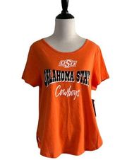 NWT OSU Oklahoma State University Cowboys “Go Pokes” Tee | Orange | Medium