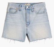 • The Mom Jean Shorts Chewed Hem size 29