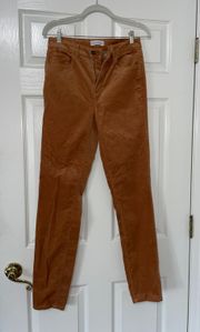 Orange Corduroy Pants