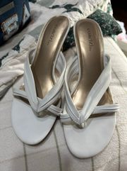 White Cabrizi Heels