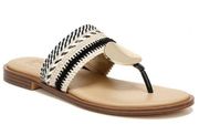 Naturalizer Frankie Leather Thong Flip Flops Sandals Comfort