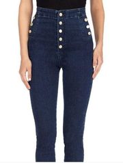 Natasha High Rise Blue Sailor Jeans in Allegiance Size 24 Inseam 29"