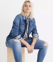 NEW Madewell The Jean Jacket in Pinter Wash, 2X
