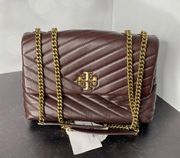 Tory Burch Kira Chevron Convertible Shoulder Bag Women’s Tempranillo