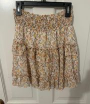 Flowy Floral Skirt