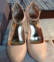 Blush Heels Size 8 Med