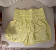 The Way Home Shorts In Lemon Verbena/Yellow