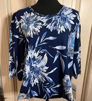 NWT Alfred Dunner top- size petite medium