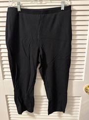 Chico’s Black Slimming Capri Pants Size 1/Large