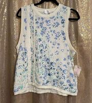 Free People Movement x Hatch Love Printed Floral Maternity Tank Small NWT
