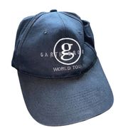 Vintage 90s Garth Brooks World Tour Snapback Hat dadcap Black VTG Country Music