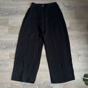 habitat wide leg pants with button at hem