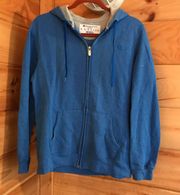 Champion CLOSET ESSENTIAL BLUE  ZIP UP SWEATSHIRT HOODIE TOP