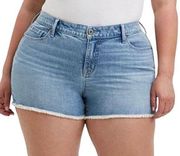 Torrid Stretch High Rise Button Fly 3.5” Shorts Sz 20