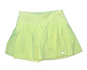 Womens Athletic Tennis Skirt XS Yellow