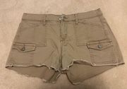 Khaki Cargo Shorts