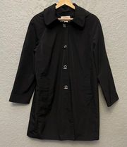 FOG by London Fog Black Trench Coat