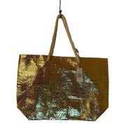 Saks Fifth Avenue Gold Tote NWT