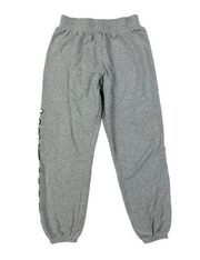 Spiritual Gangster - Love More Boyfriend Sweatpants in Gray & White