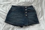 skort  Size 26 Condition: NWT  Color: blue  Details : - Button closure  - So cute