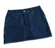 JACQUEMUS Denim Navy 'La Jupe De Nimes' Mini Skirt - 32,  NEW