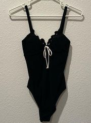 Profile by Gottex One Piece Swimsuit in Black | size 6