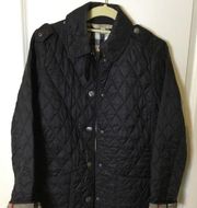 BURBERRY BRIT JACKET NOVA CHECK LINING.     1.    QUILTED jacket