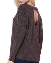 Paige metallic multicolor Celeste cutout sweater size M