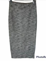 14th & Union Heathered Grey/White Pencil Skirt. Size XS