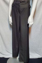 Larry Levine Gray Dress Pants with Belt (12)