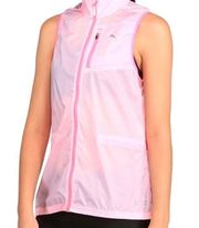 Puma pink sleeveless running vest size small