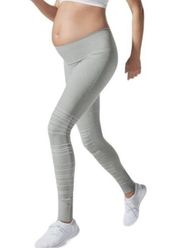 BLANQI sport support hipster cuffed leggings dove grey size medium