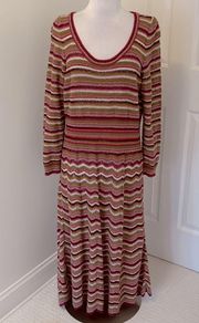 Marc Jacobs Chevron Knit Midi/Maxi Dress