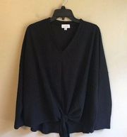 Mudpie M/L black long sleeved sweater