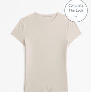 soft matte seamless Tuckable Baby Tee