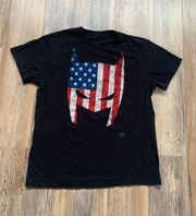American flag batman T-shirt