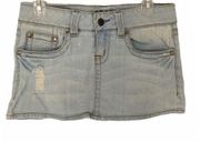 Hydraulic Juniors Denim Mini Jean Skirt