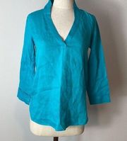 Mossimo Dutti linen blouse