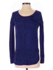 Calia Blue Waffle Sweater