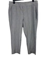 Torrid Glen Plaid Pull-On Ponte High-Rise Ankle Pants Womens Plus Size 2R