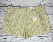 LC Lauren Conrad NWT 20W Ditsy Floral Print Super High-Rise Cutoff Jean Shorts